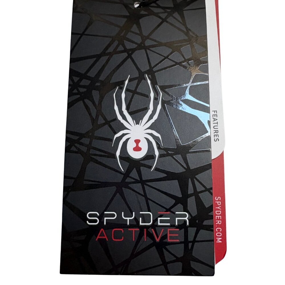 SPYDER ACTIVE Ribbed Ottoman Short Sleeve Crew Neck Top - Black - Small - NWT - Picture 6 of 10